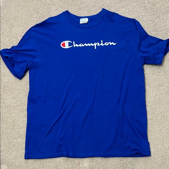 Champion Blue T-Shirt - Picture 1 of 1